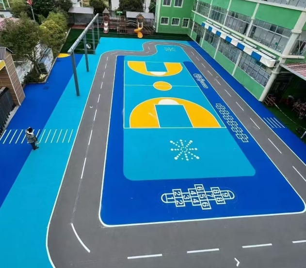 荆州市预制型跑道混合型塑胶跑道 - 厂家